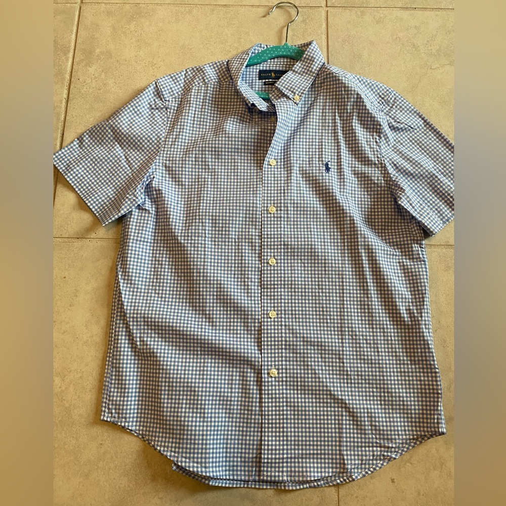 Ralph Lauren Boys button down shirt size Large (14/16) NWT